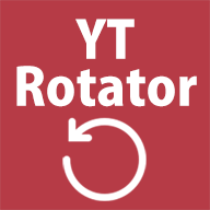 YouTubeの動画を回転: YTRotator